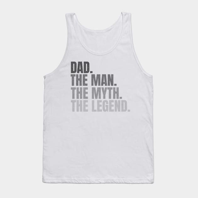 Minimalist Dad the Legend Tank Top by Maison de Kitsch